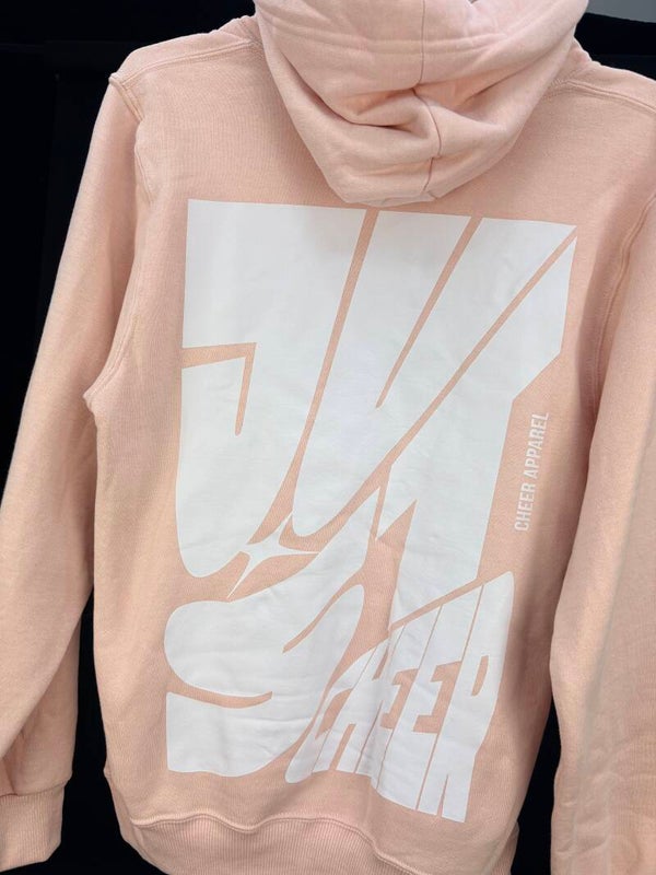 Hoodie "Just Cheer" light pink