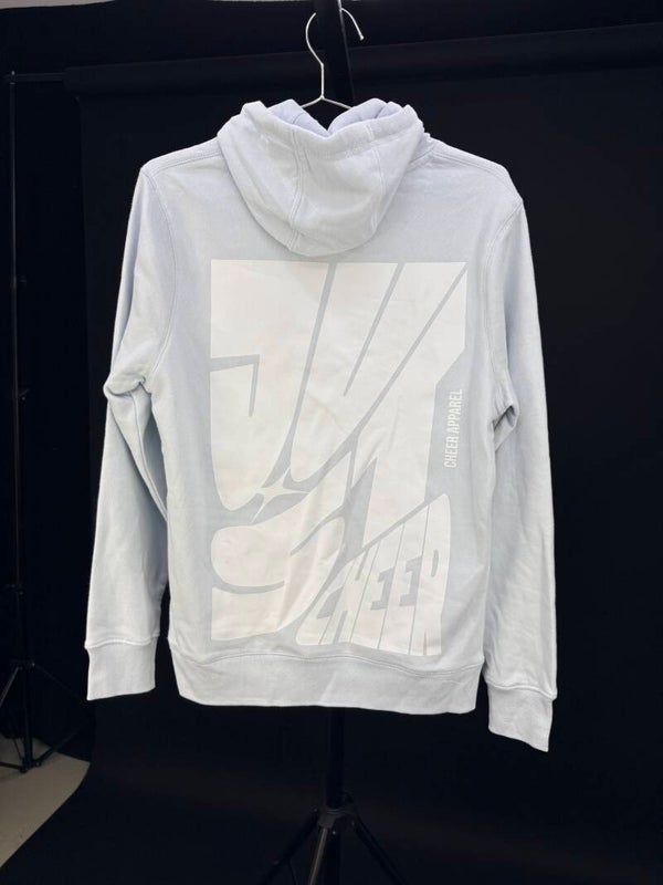 Hoodie "Just Cheer" blau