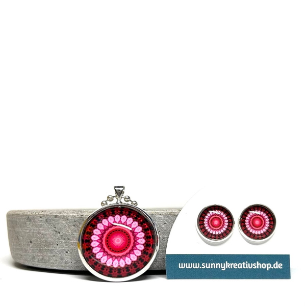 Schmuckserie Mandala Pink