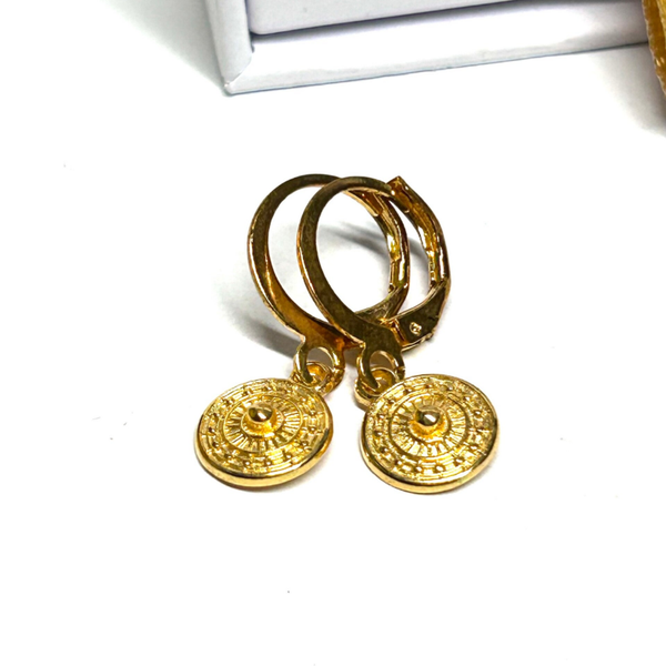Ohrringe Medaillon
