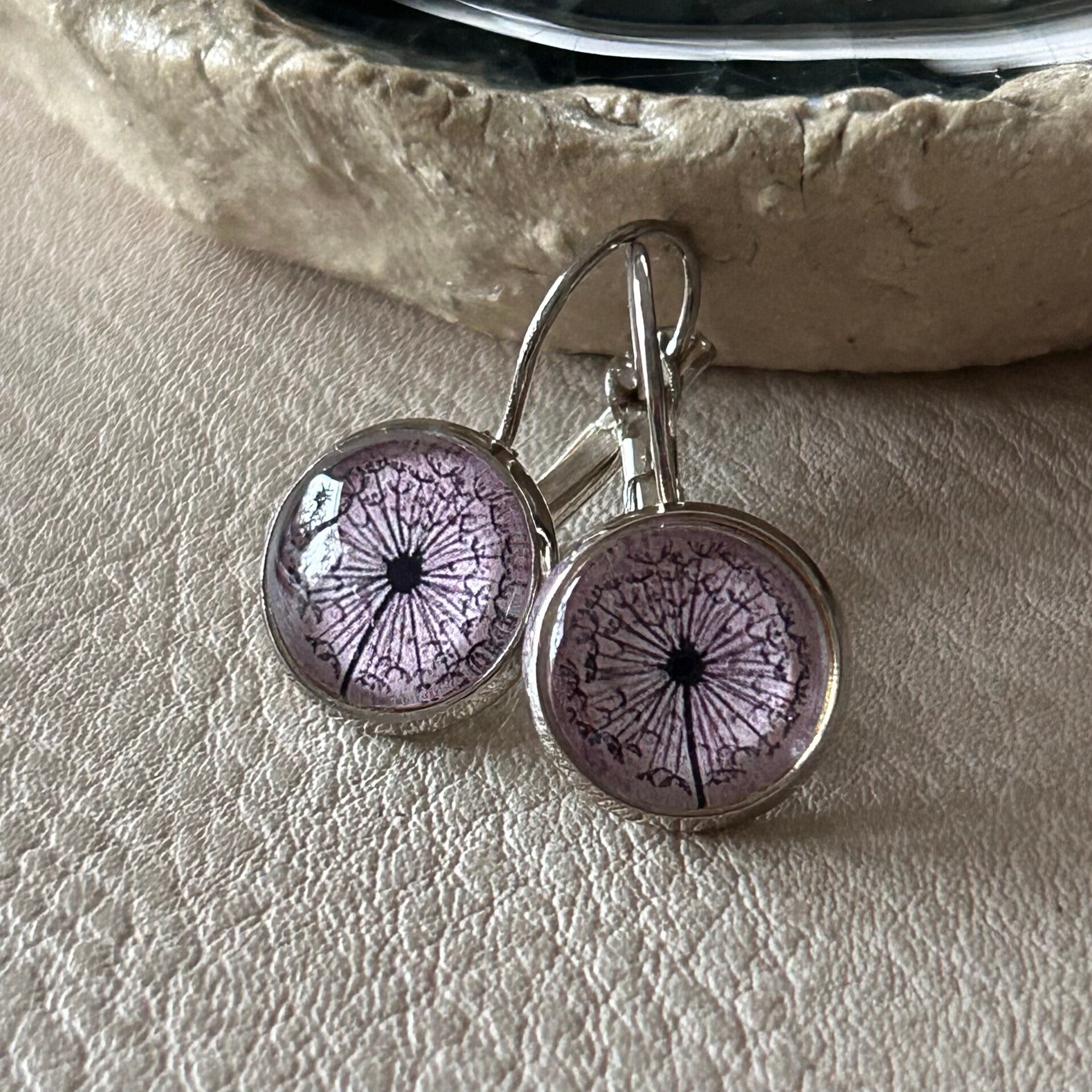 12mm Silber Ohrringe Pusteblume