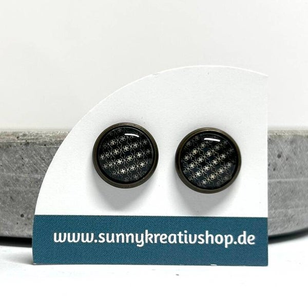 Ohrstecker Bronze 10mm