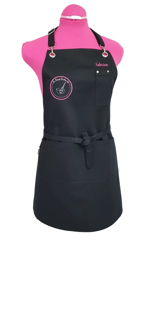 Tablier "Oeillets & mousqueton"