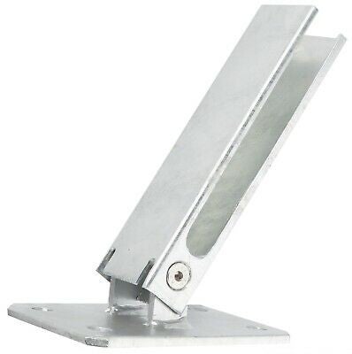 Bewegliche Fußplatte für Pfosten 60 x 40mm Verzinkt