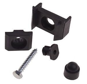 ZaunpfostenKlammer Schwarz