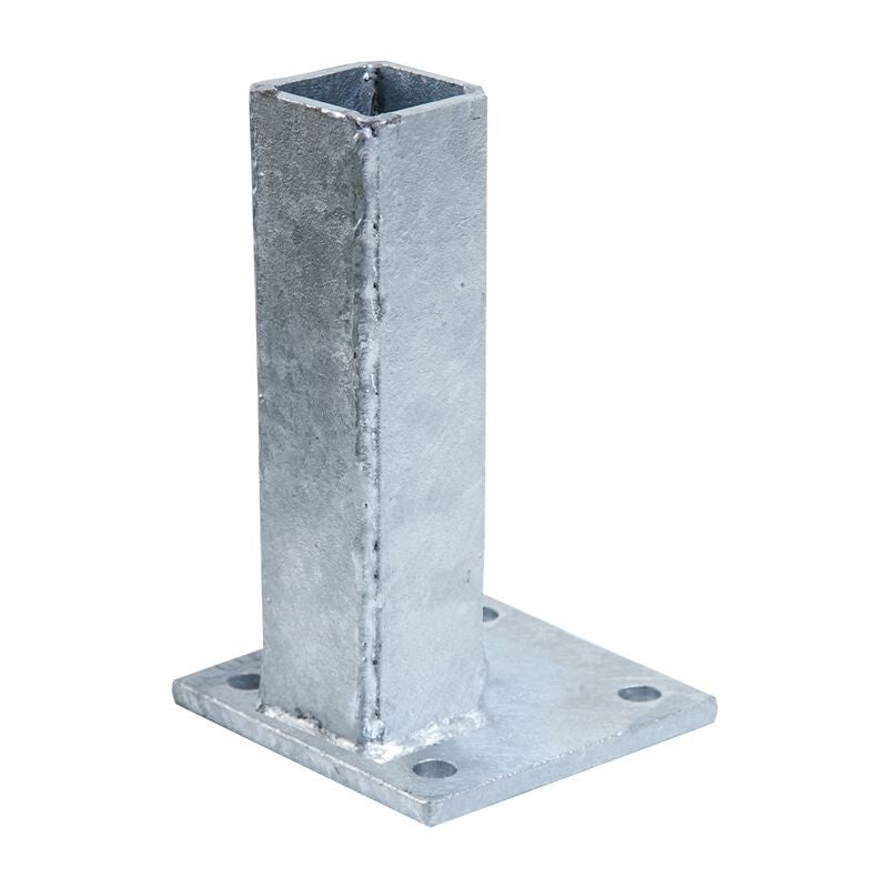 Fußplatte Wandseitig Verzinkt