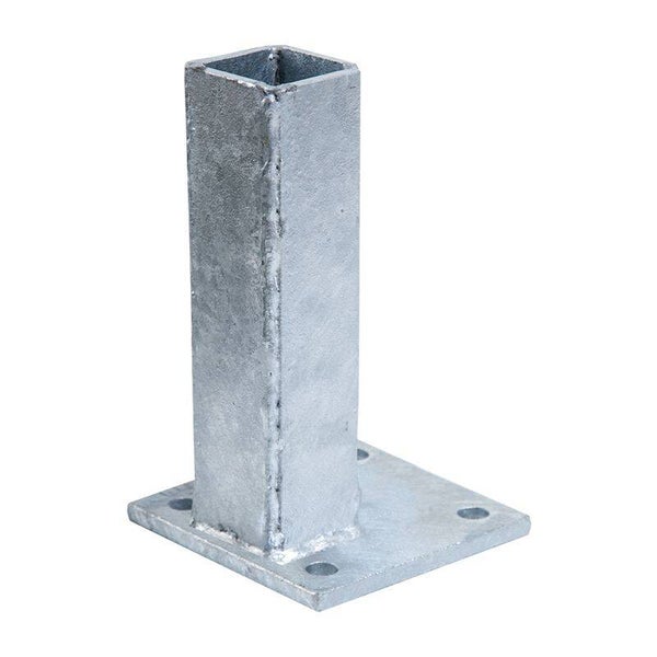 Fußplatte Wandseitig Verzinkt