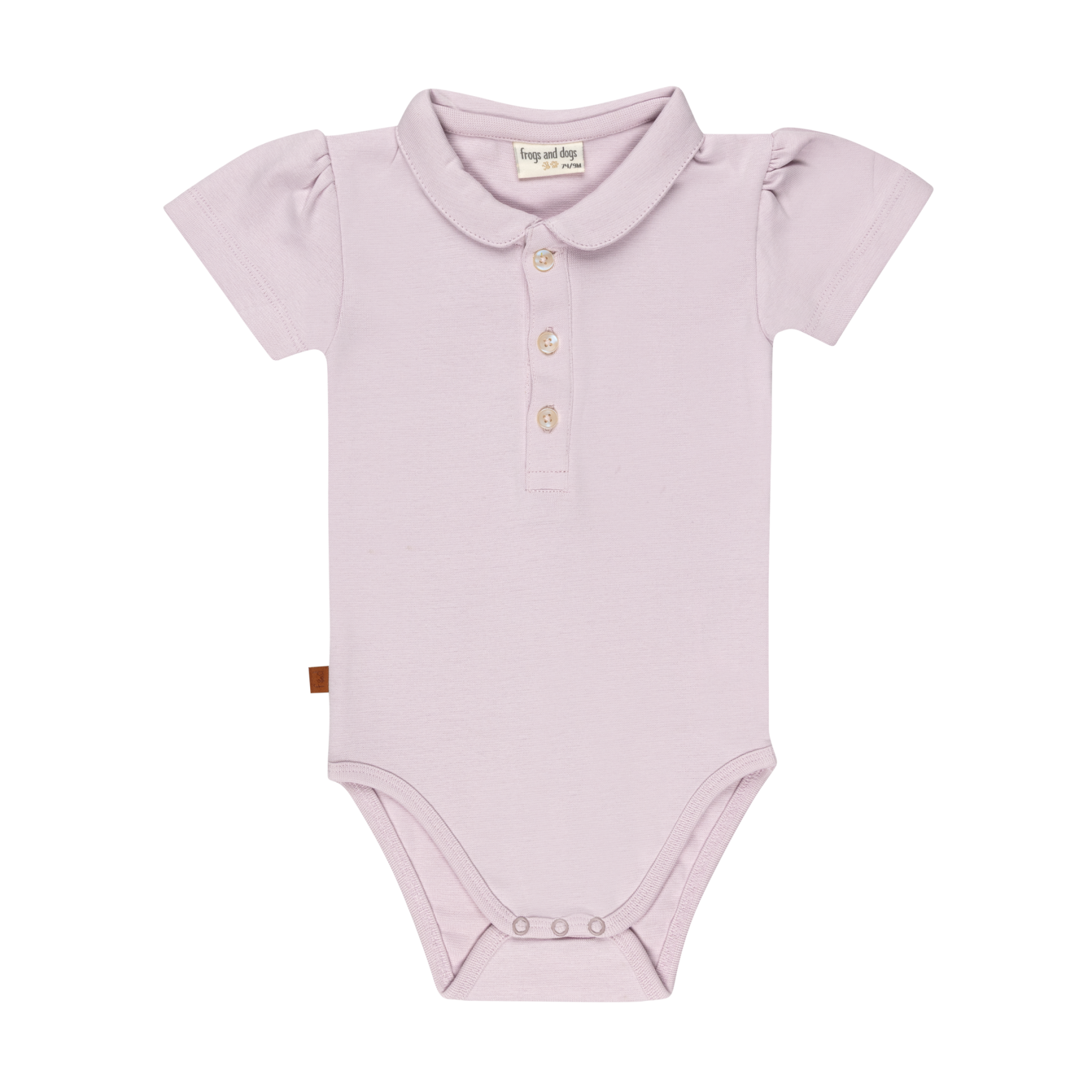 frogs and dogs polo romper