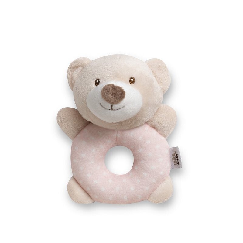 interbaby - rammelaar beer roze