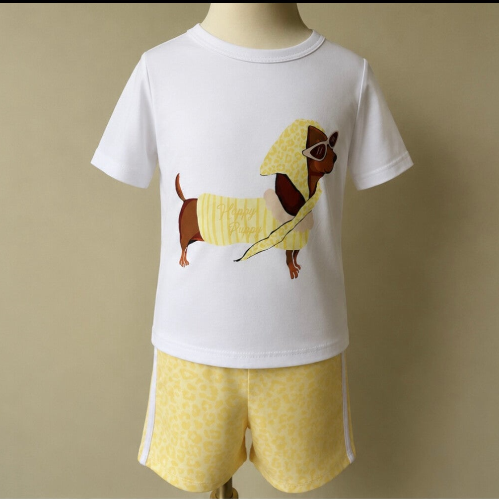 set hondje geel