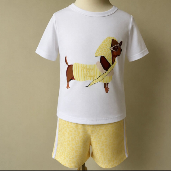 set hondje geel