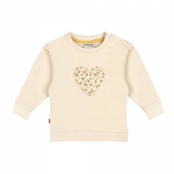 leopard hart trui