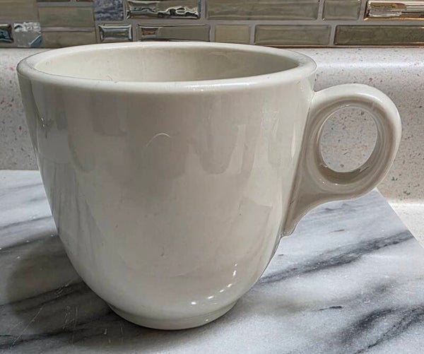 Warwick China Company Heavy White Ironstone China 7oz. Mug