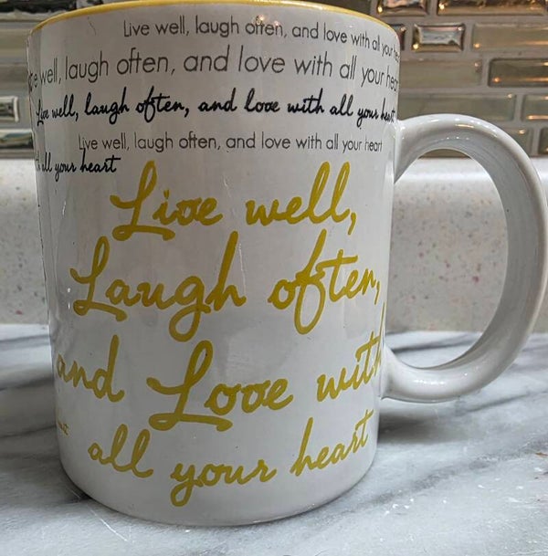 Gibson Everyday inspirational Ceramic Mug 16oz.