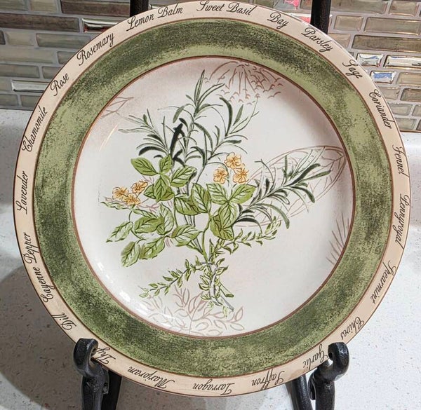 Vintage American Atelier "Bouquet Garni" Salad/Dessert Plate Set Of 4