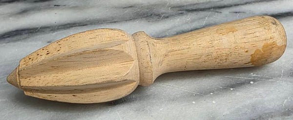 Rustic 6" Norpro Manual Wood Citrus Reamer/Juicer