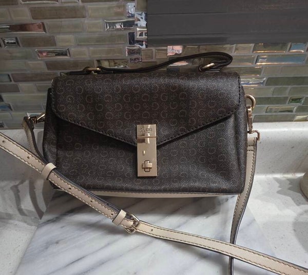 GUESS Factory Bethel Signature Top Handle Crossbody Bag