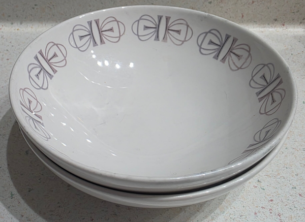 Franciscan Whitestone "Merry-Go-Round Soup/Cereal Bowls-Set of 2