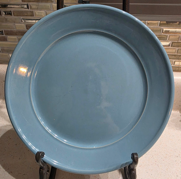 Mainstays Amelia Topaz Blue Stoneware Dinner Plates (4 available)