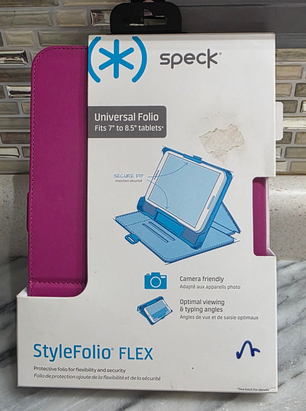 Speck StyleFolio FLEX Universal Folding Case Pink Fits 7-8.5 in Tablets