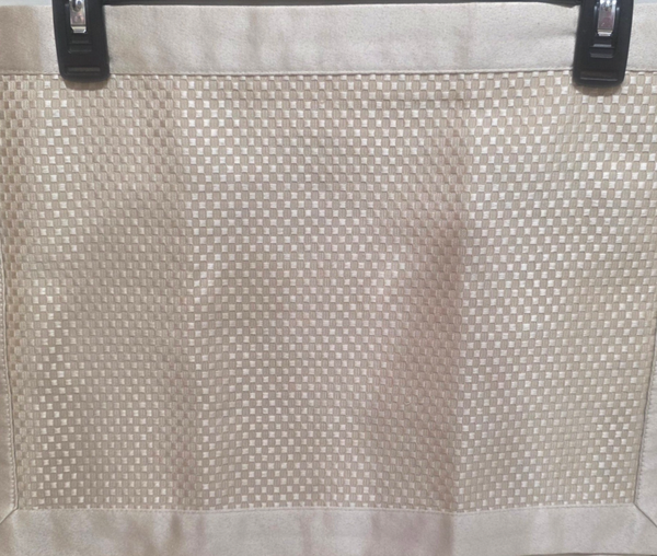 Beige Geometric Fabric Rectangular Placemat Set of 4