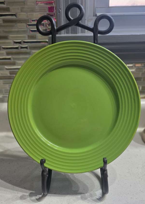 Royal Norfolk Green Ceramic Dinner Plate - Dishwasher/Microwave Safe