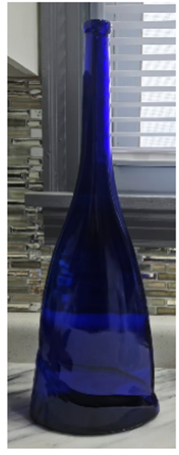 Vintage MCM Cobalt Blue Glass Decanter