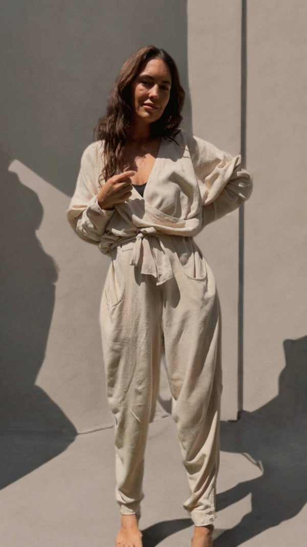 Mānoa jumpsuit - linen | oat