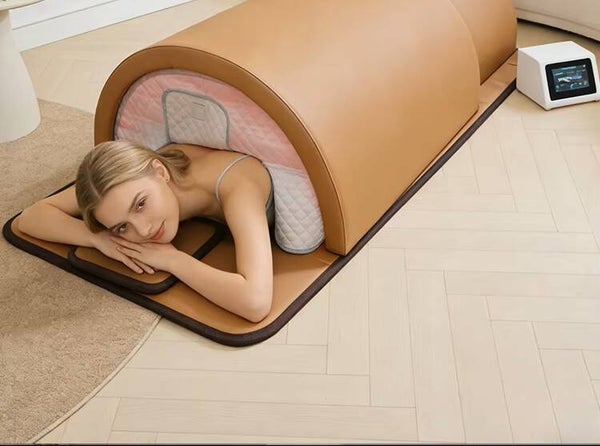 Sauna dôme Japonais Infrarouge Izen – Chaleur, Lumière Rouge et Relaxation Profonde