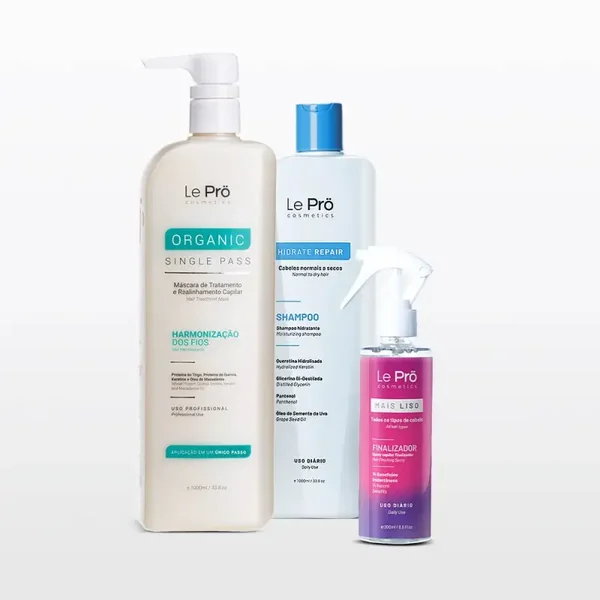 Kit lissage permanent organic à domicile