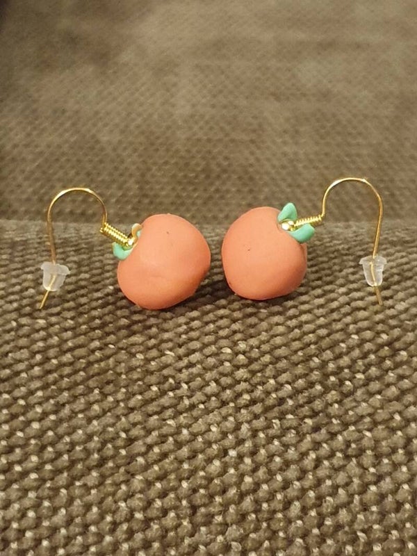 Orange Earrings