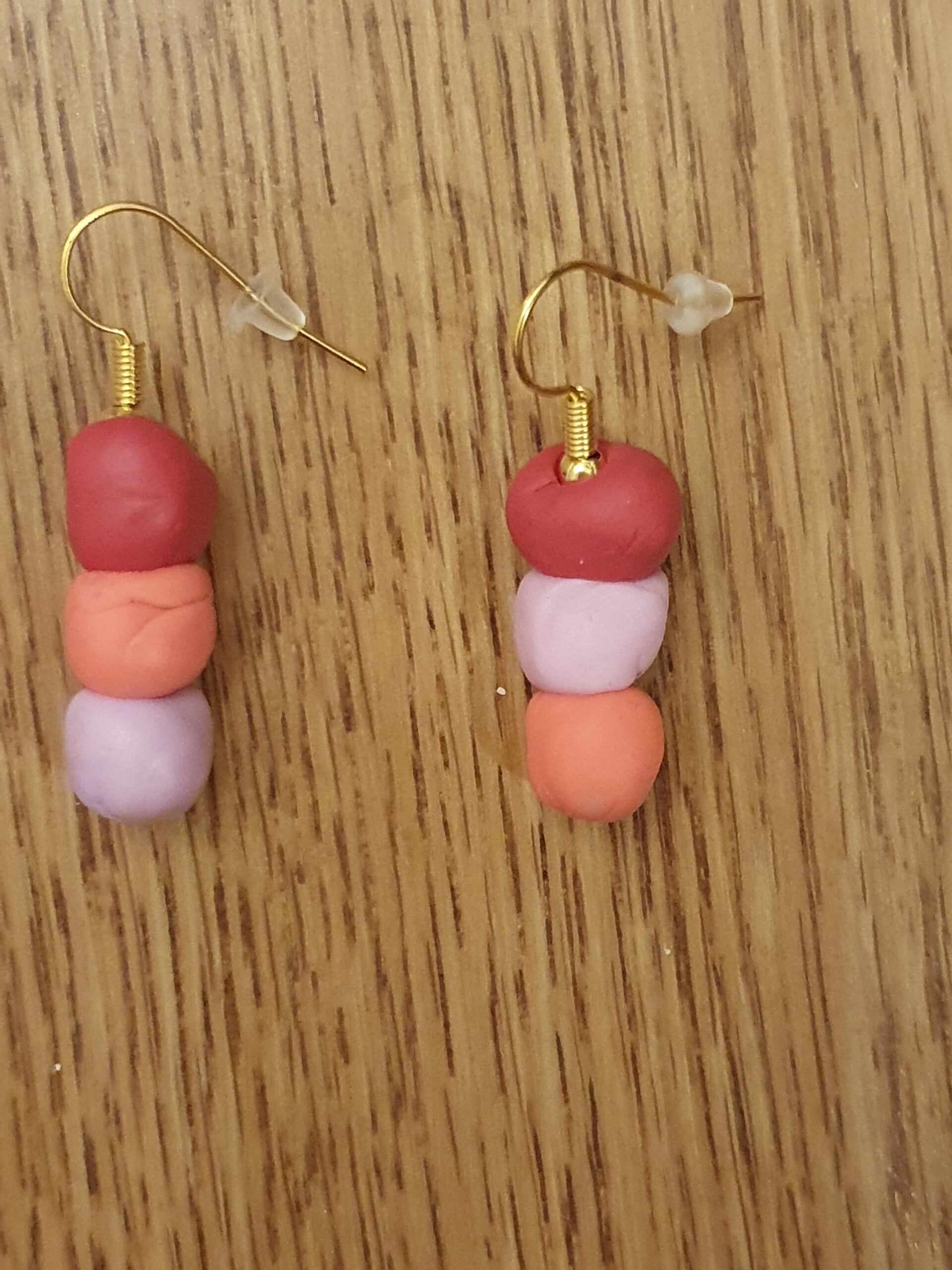 Multicoloured Ball Earrings