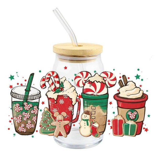 16oz Cozy Christmas Coffee Snow Globe Tumbler