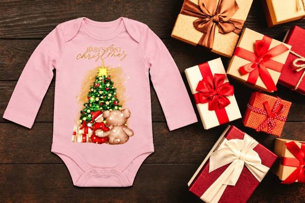 Baby’s First Christmas — Long Sleeve Bodysuit
