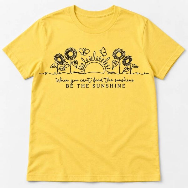Be the Sunshine Sunflower Tee