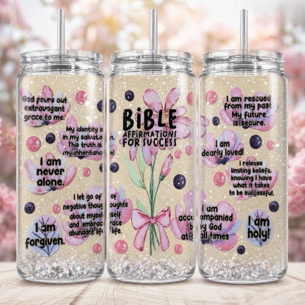 16oz Faith Flourish - Bible Affirmations Edition