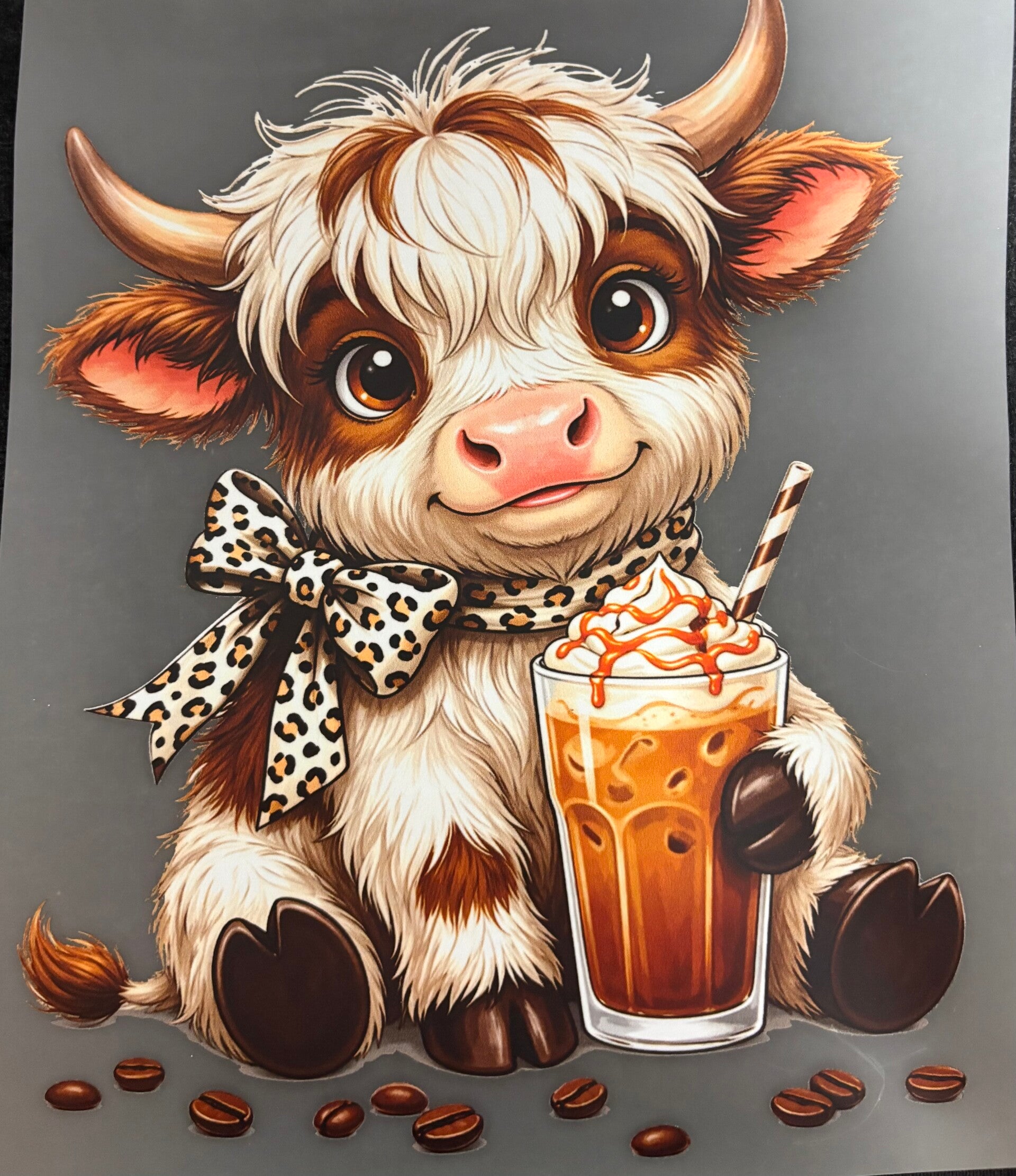 Highlander Cow with pocket or Sleeve