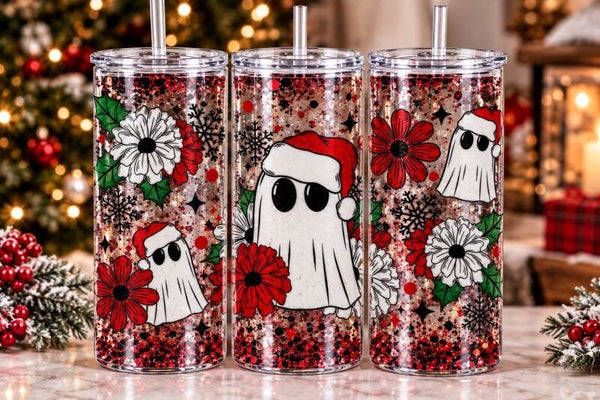 16oz Christmas Ghost