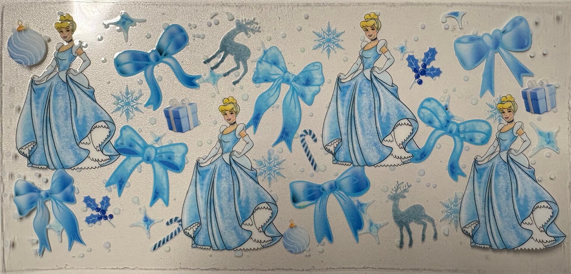 Cinderella’s Winter Wishes — 16 oz Acrylic Snow Globe Tumbler