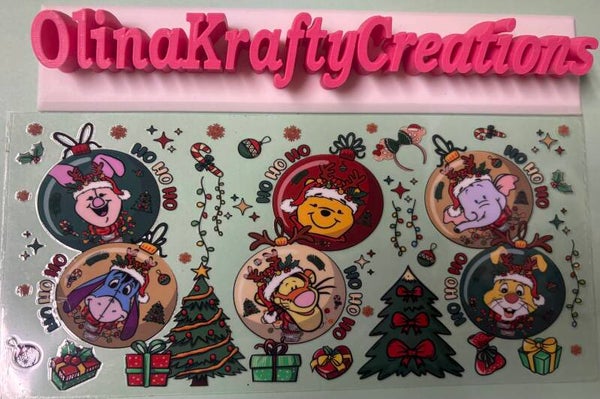 Kids Cup Wraps - Pooh and Friends