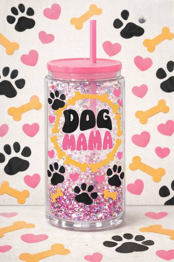 Paws & Hearts Tumbler – Dog Mama Edition
