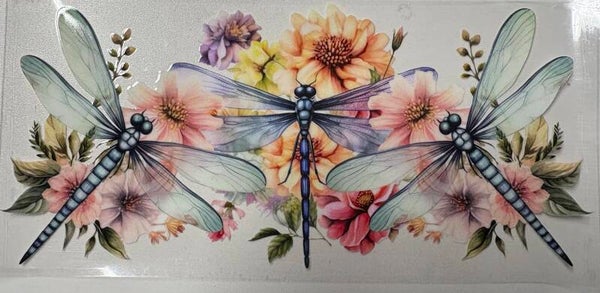 Dragonfly Garden — 16 oz Acrylic Snow Globe Tumbler