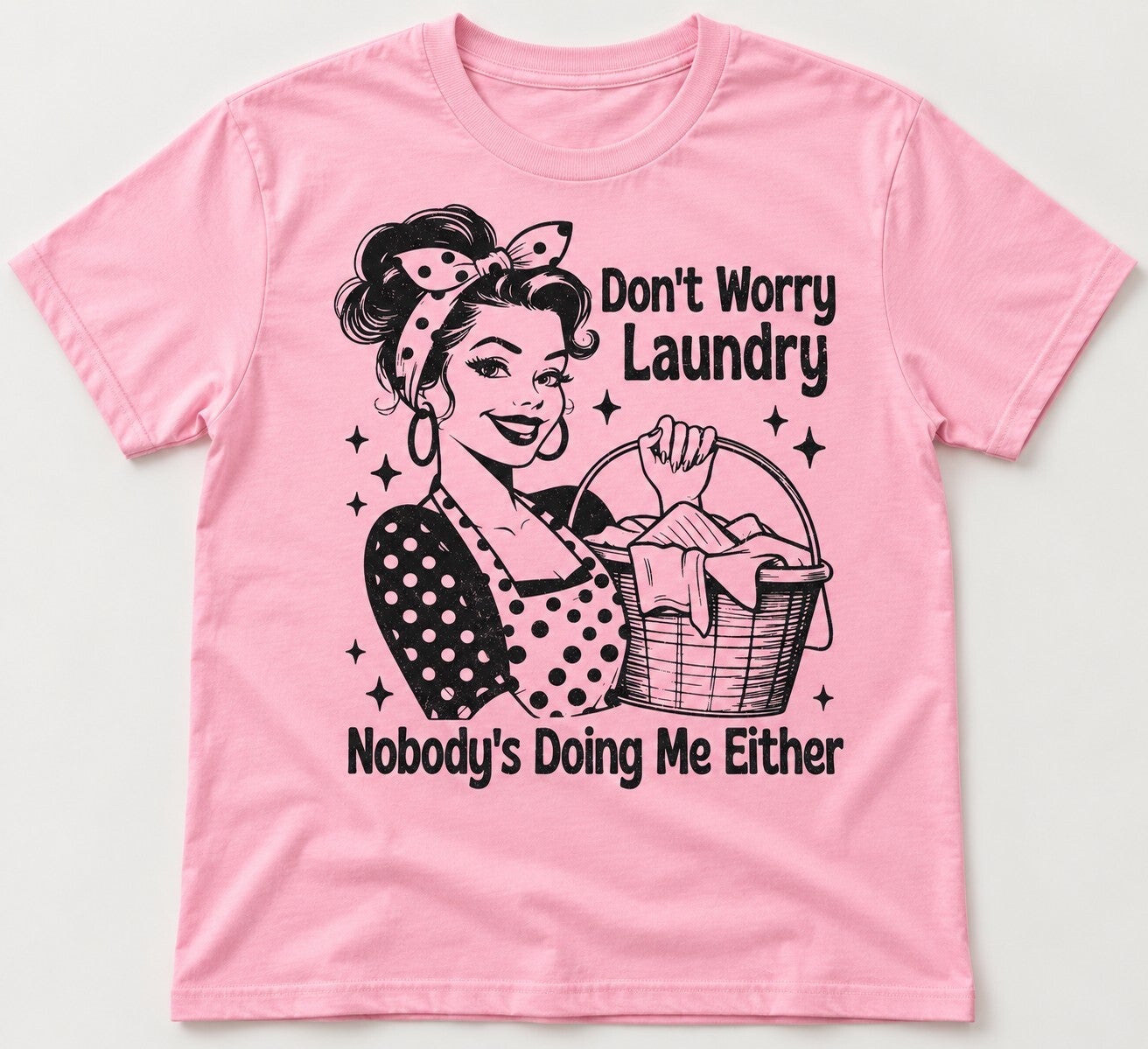 Don’t Worry Laundry Retro Tee
