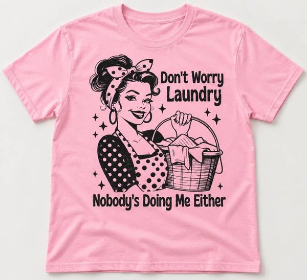 Don’t Worry Laundry Retro Tee