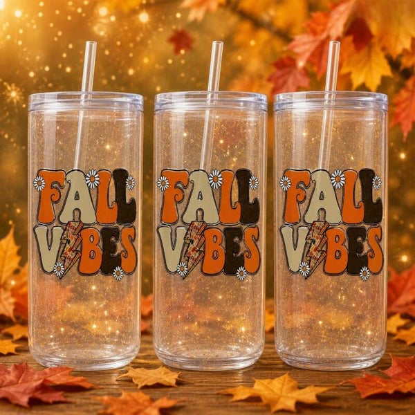 16oz Fall Vibes Retro Daisy Edition
