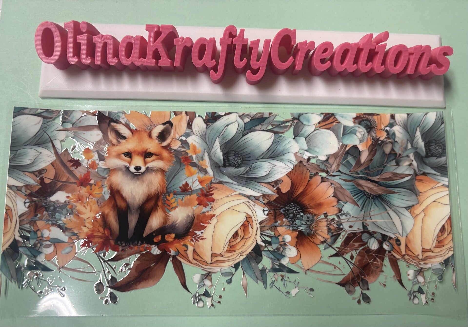 Fox with Flowers