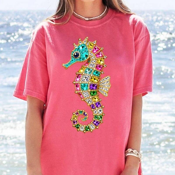 Gemstone seahorse