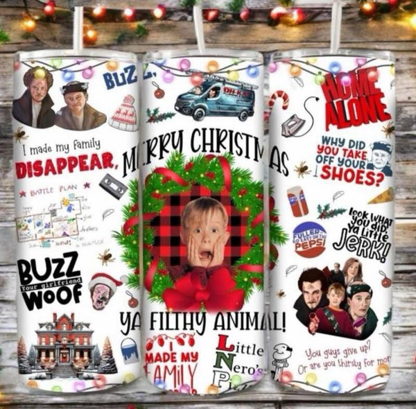 Home Alone Christmas Tumbler