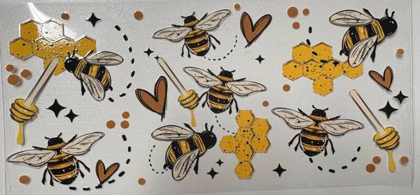 Honeybee Sweetness — 16 oz Acrylic Snow Globe Tumbler
