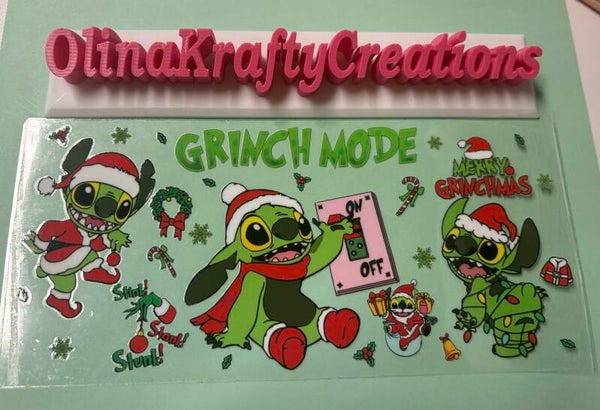 Stitch in Grinch Mode